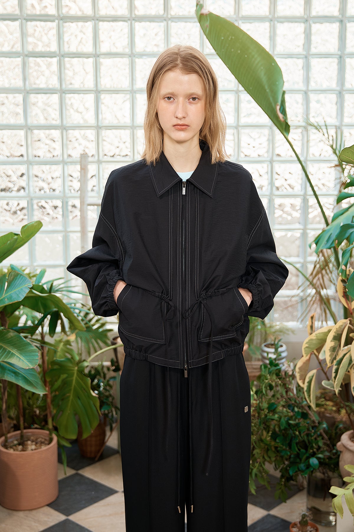 Matin Kim - Layered Point String Light Jumper (Black) product image 13 | TRAB K-Fashion Australia