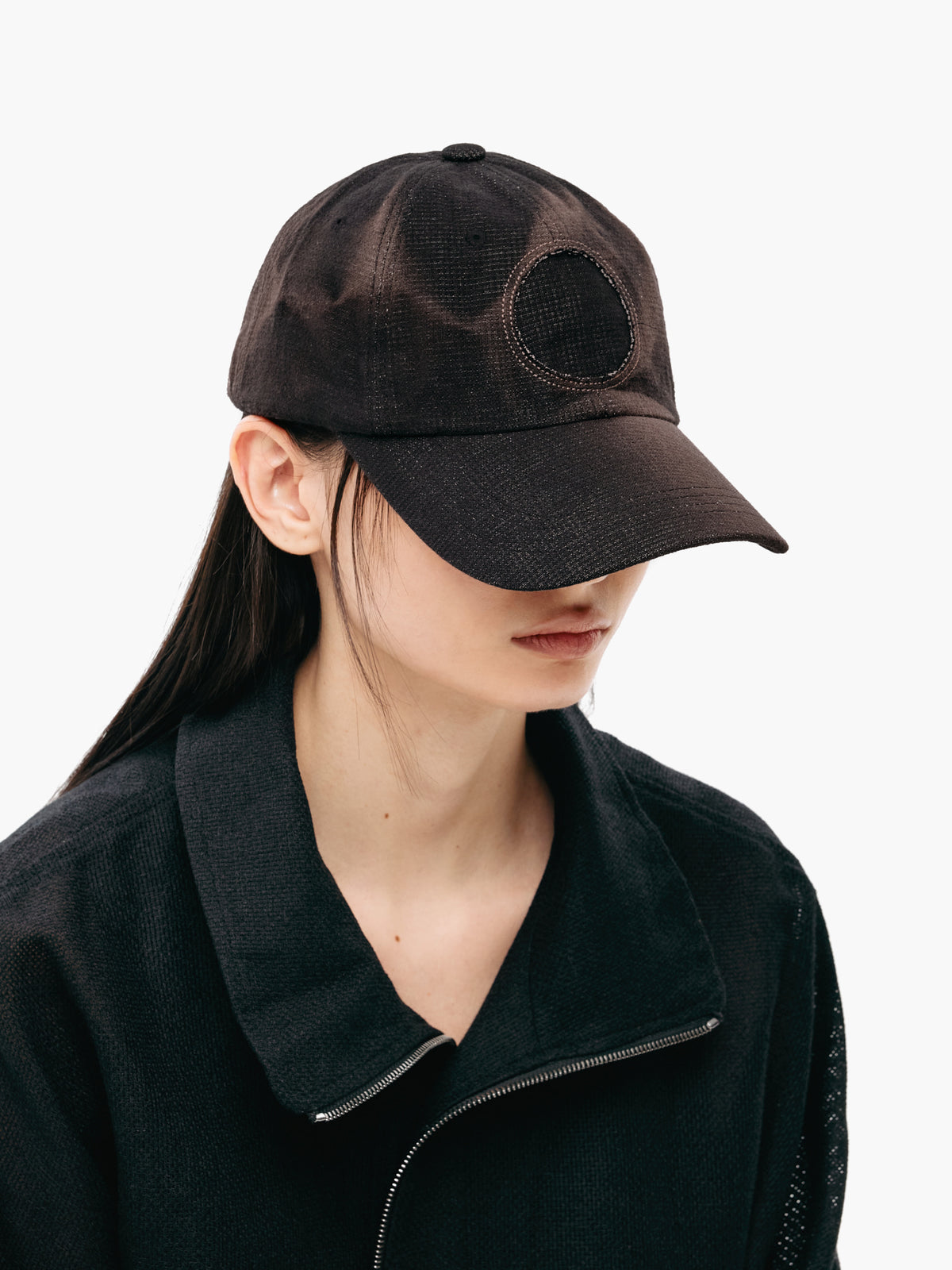 Jiyong Kim - Sun-Bleached Sun Cap (Black) product image 5 | TRAB K-Fashion Australia