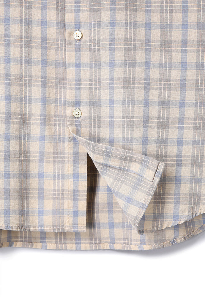 Art if acts - French Check Shirt (Cliff/Blue) product image 10 | TRAB K-Fashion Australia