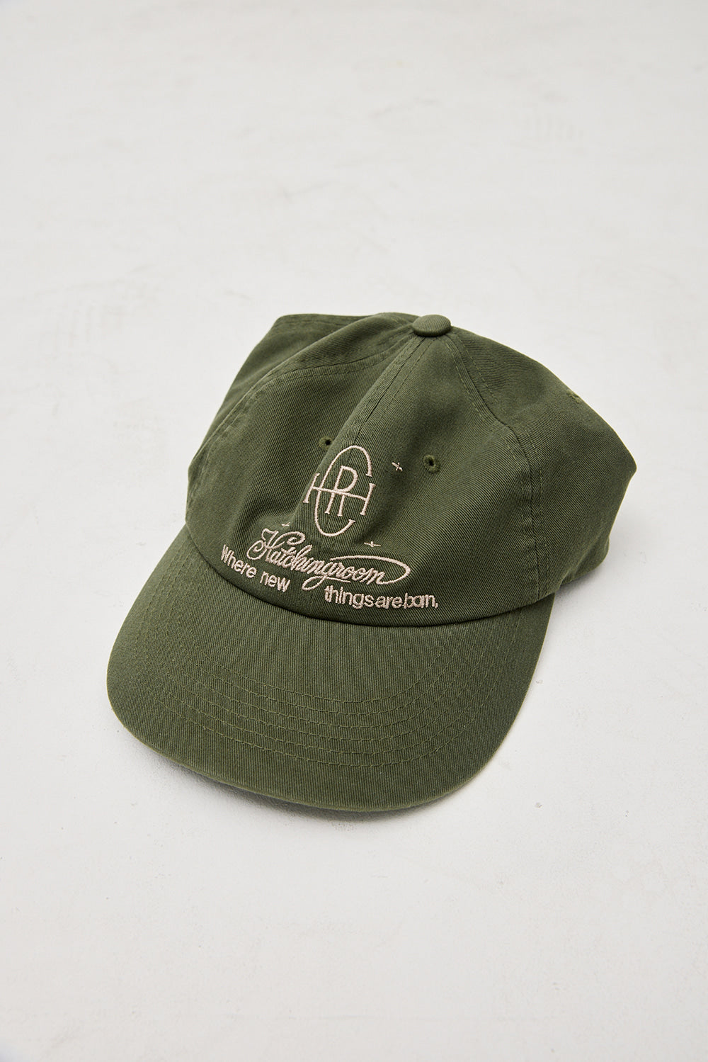 Hatchingroom - Logo Cap (Washed Khaki) product image 3 | TRAB K-Fashion Australia