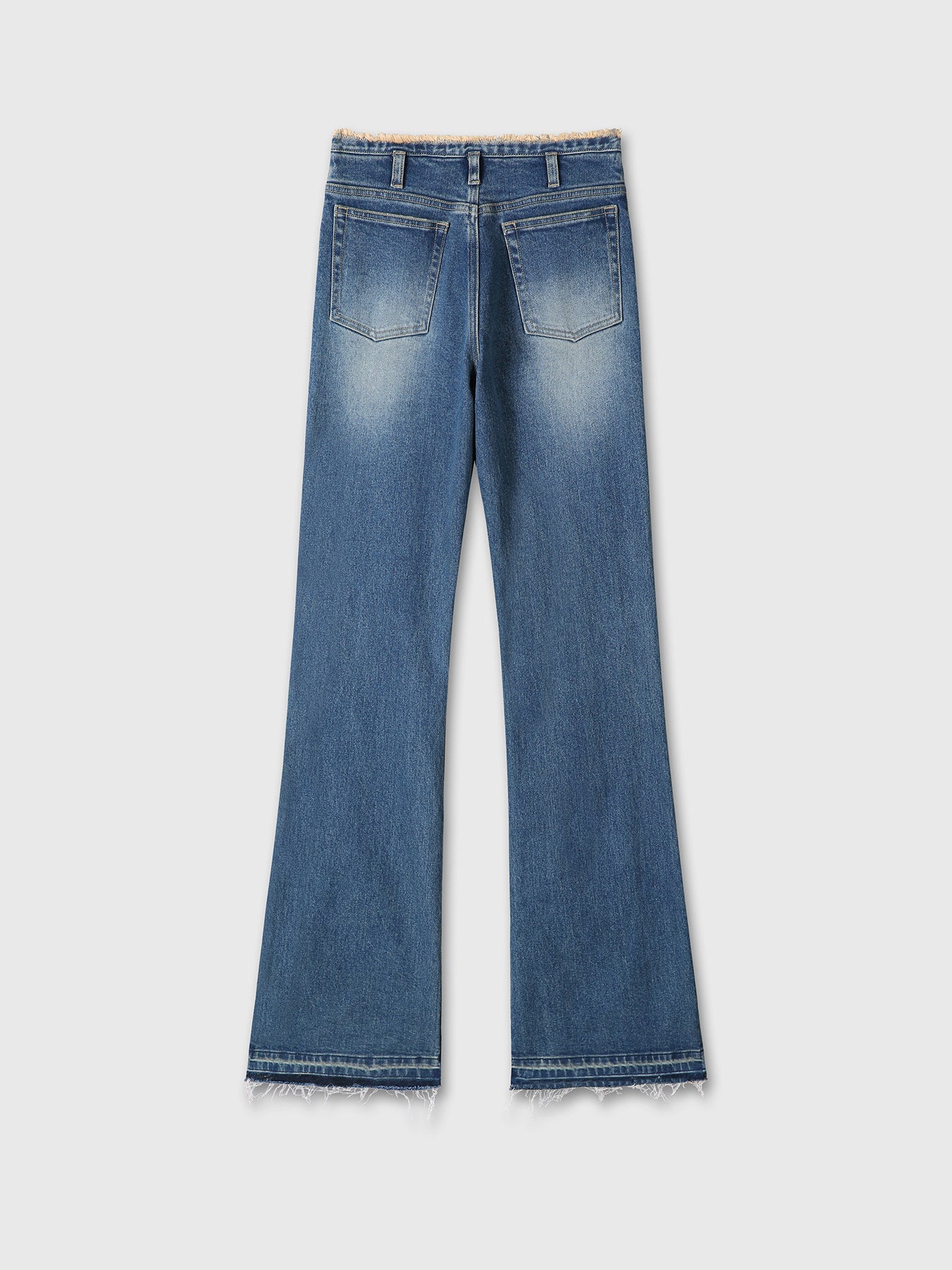Tonywack - Raw-Hem Bootcut Denim (Washed Mid Blue) product image 8 | TRAB K-Fashion Australia