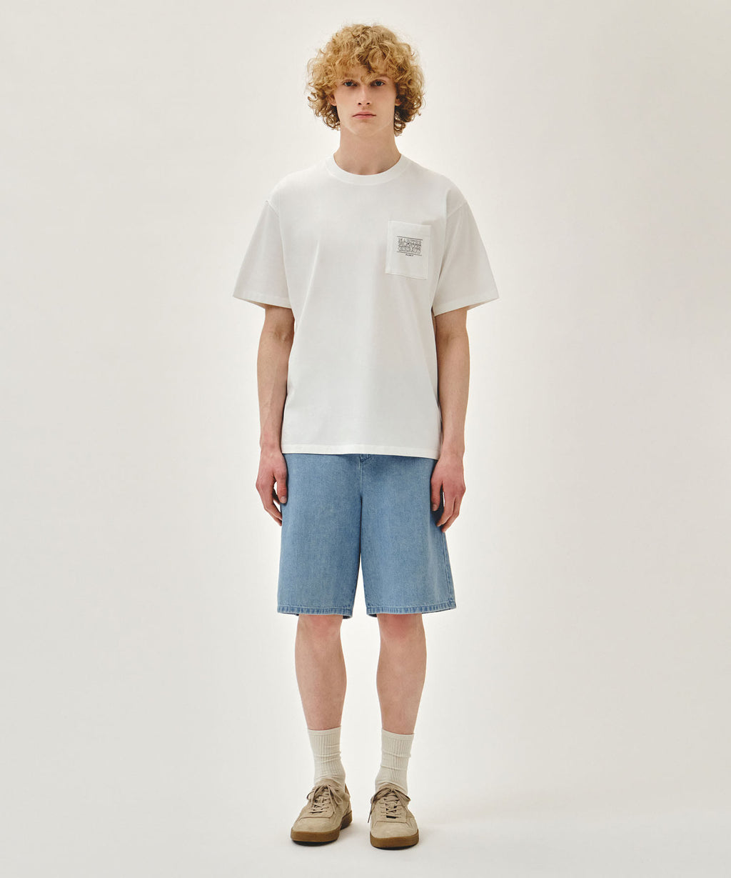 Marithe & Francois Girbaud - Marine Denim Easy Shorts (Light Blue) product image 3 | TRAB K-Fashion Australia