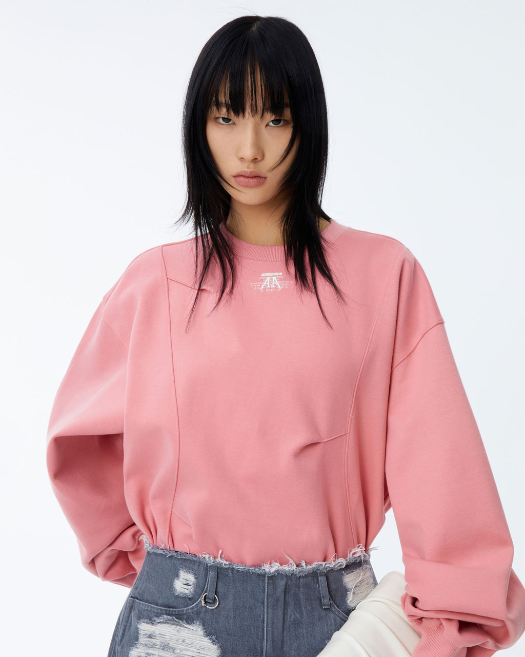 Ader Error - Nolc logo sweatshirt (Pink) product image 2 | TRAB K-Fashion Australia