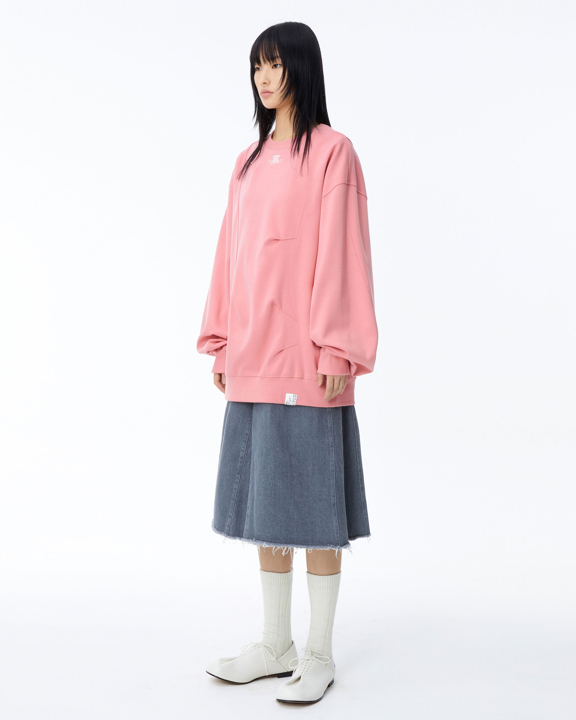 Ader Error - Nolc logo sweatshirt (Pink) product image 4 | TRAB K-Fashion Australia