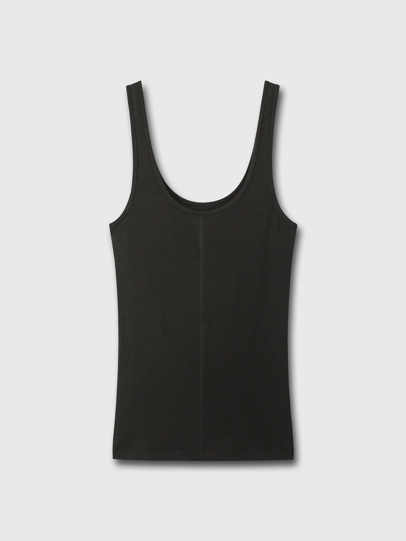 Tonywack - Tencel U-Neck Sleeveless (Black) product image 2 | TRAB K-Fashion Australia
