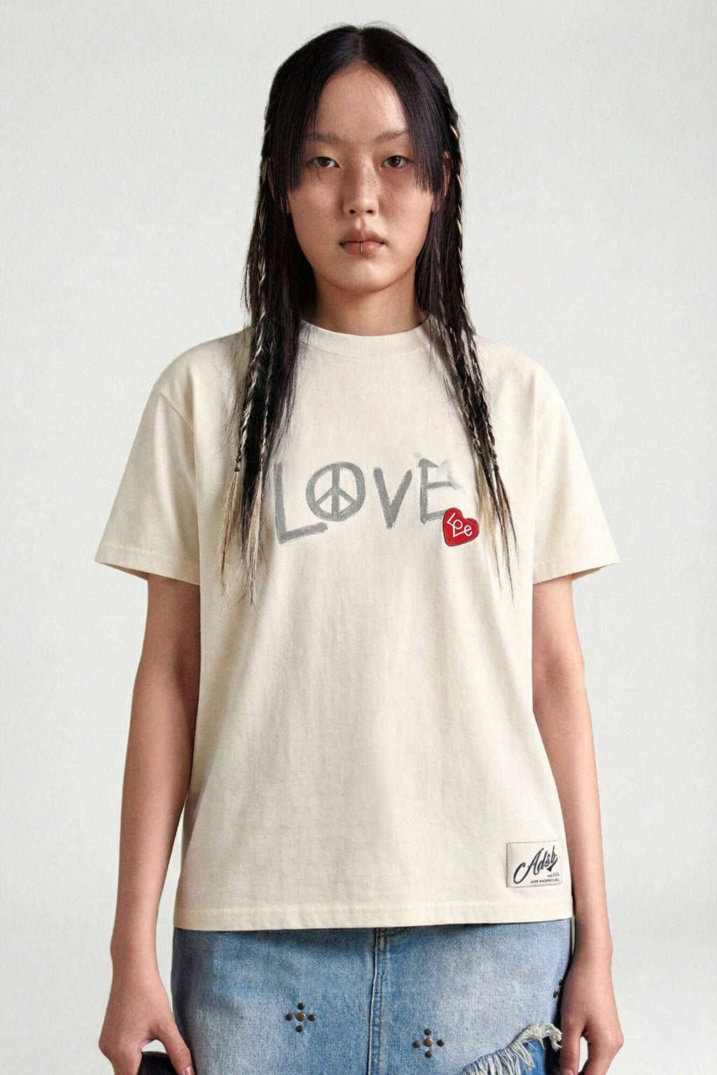 Andersson Bell - Unisex Love T-Shirt (Ecru) product image 5 | TRAB K-Fashion Australia