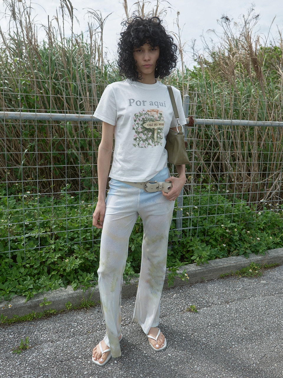 Kijun - Por Aqui Tee (Off-White) product image 4 | TRAB K-Fashion Australia