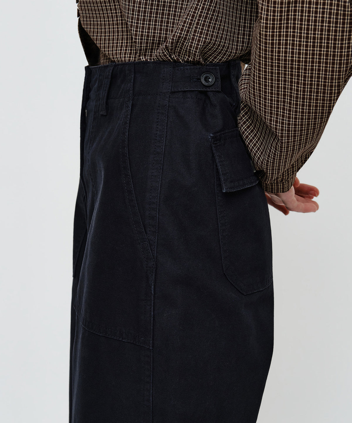 Marithe & Francois Girbaud - Cotton Work Pants (Navy) product image 2 | TRAB K-Fashion Australia