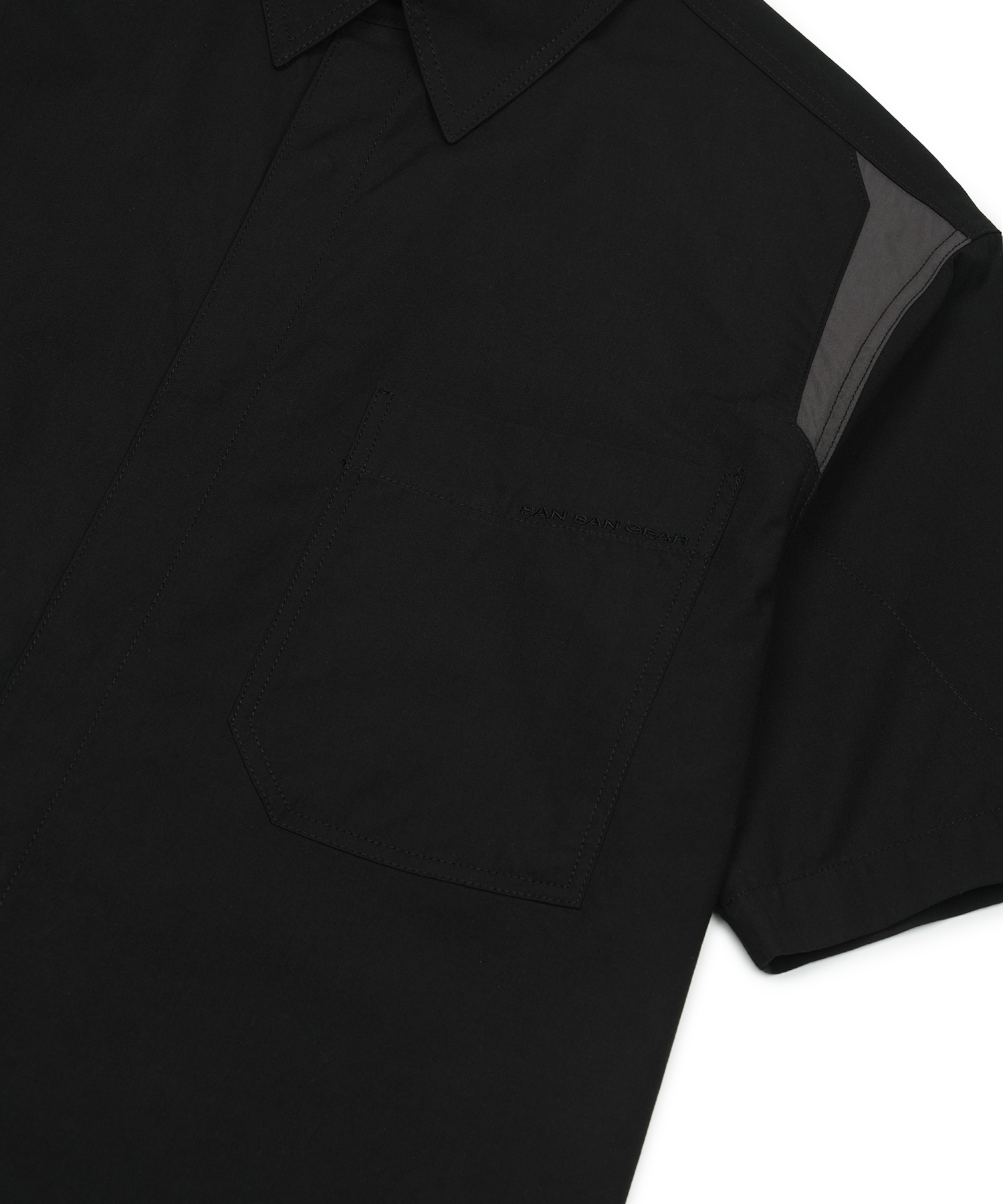 San San Gear - Block Shirt (Black) product image 6 | TRAB K-Fashion Australia