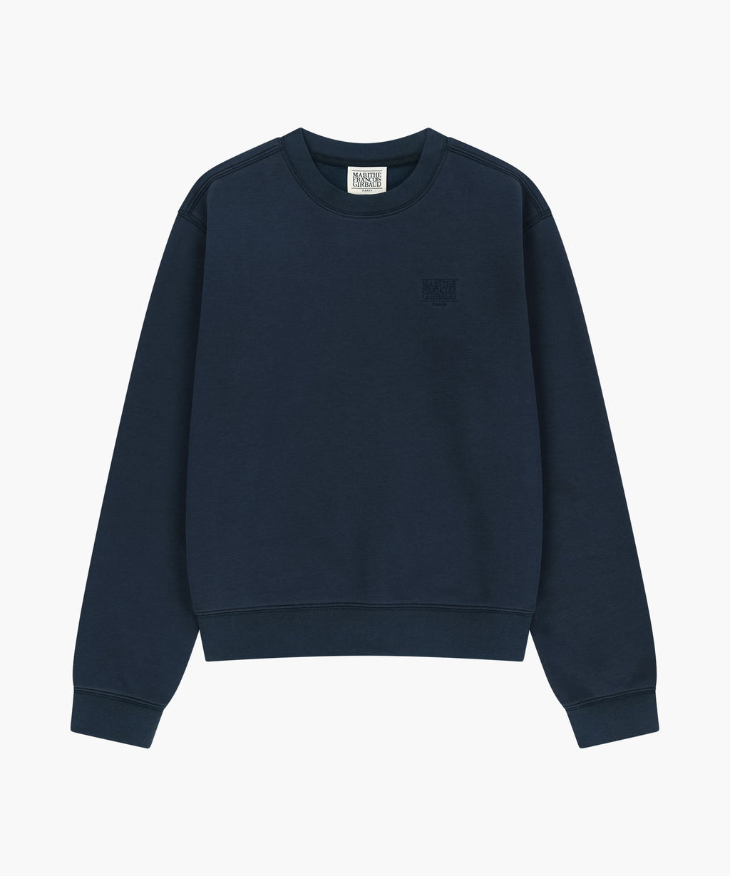 Marithe & Francois Girbaud - Small Classic Logo Sweatshirt (Navy) product image 5 | TRAB K-Fashion Australia