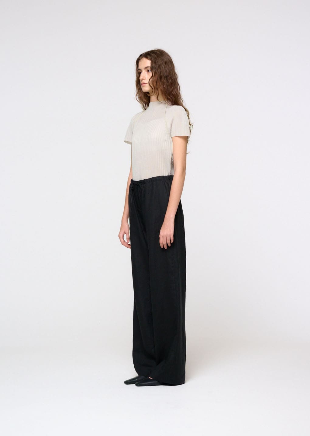 Amomento - Women's Pleats Raglan Top (Beige) product image 3 | TRAB K-Fashion Australia