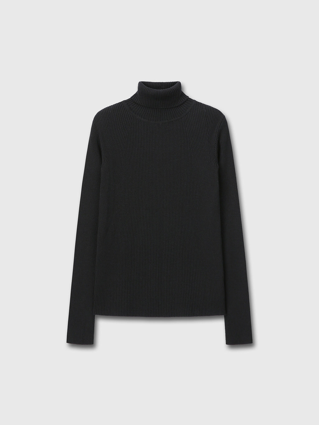 Tonywack - Slim-Fit Ribbed Turtleneck (Black) product image 8 | TRAB K-Fashion Australia