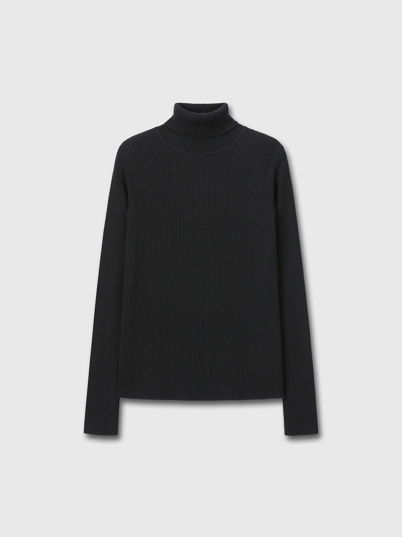 Tonywack - Slim-Fit Ribbed Turtleneck (Black) product image 8 | TRAB K-Fashion Australia