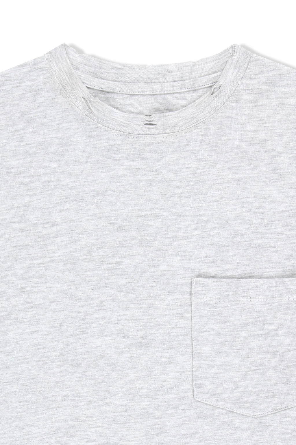 Matin Kim - Calligraphy Back Logo Pocket Top (Light Grey) product image 3 | TRAB K-Fashion Australia