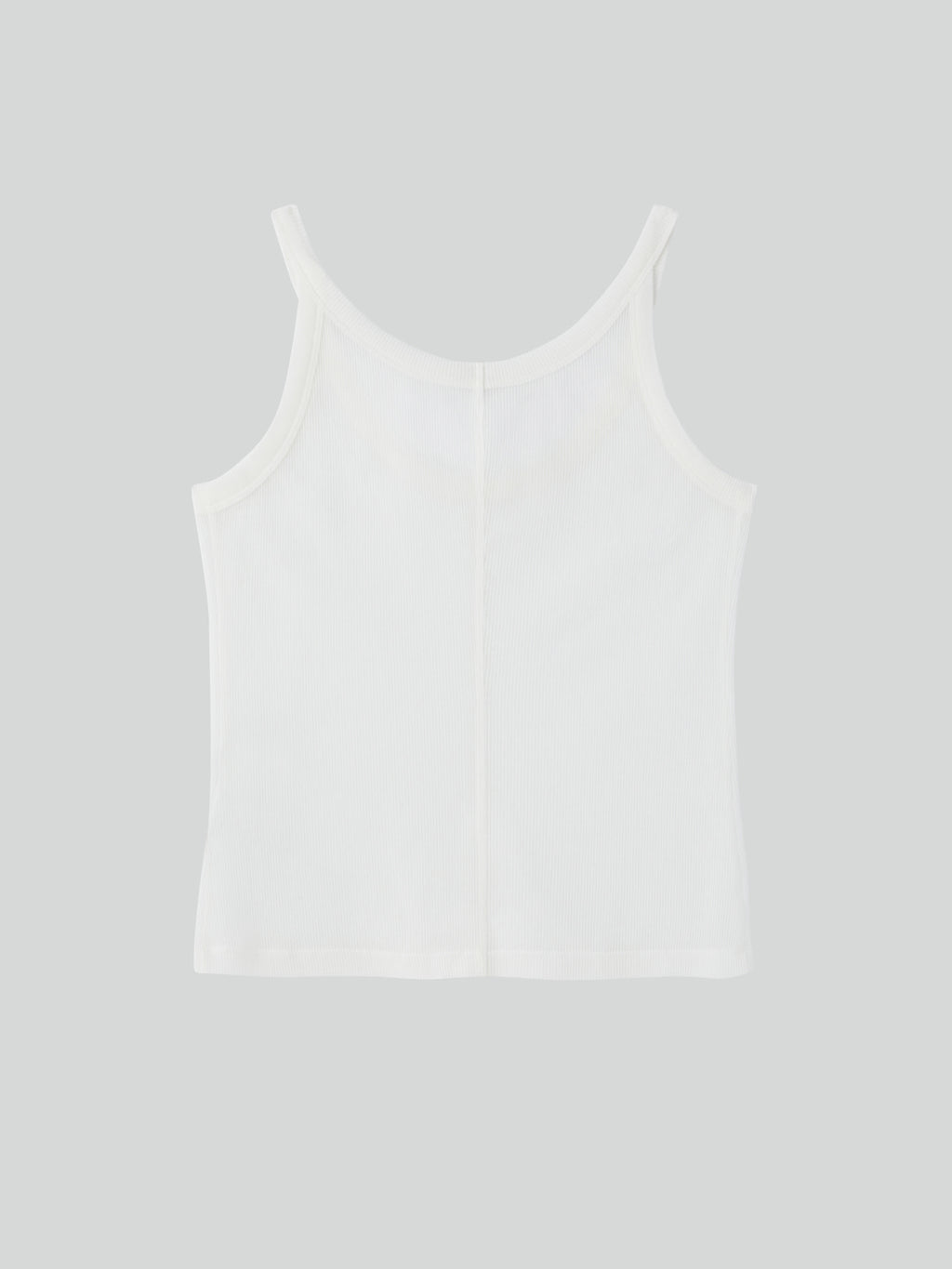 Recto - Sheer Jersey Tank Top (Off White) product image 6 | TRAB K-Fashion Australia