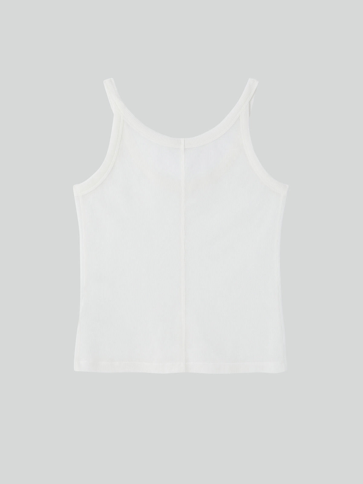 Recto - Sheer Jersey Tank Top (Off White) product image 6 | TRAB K-Fashion Australia