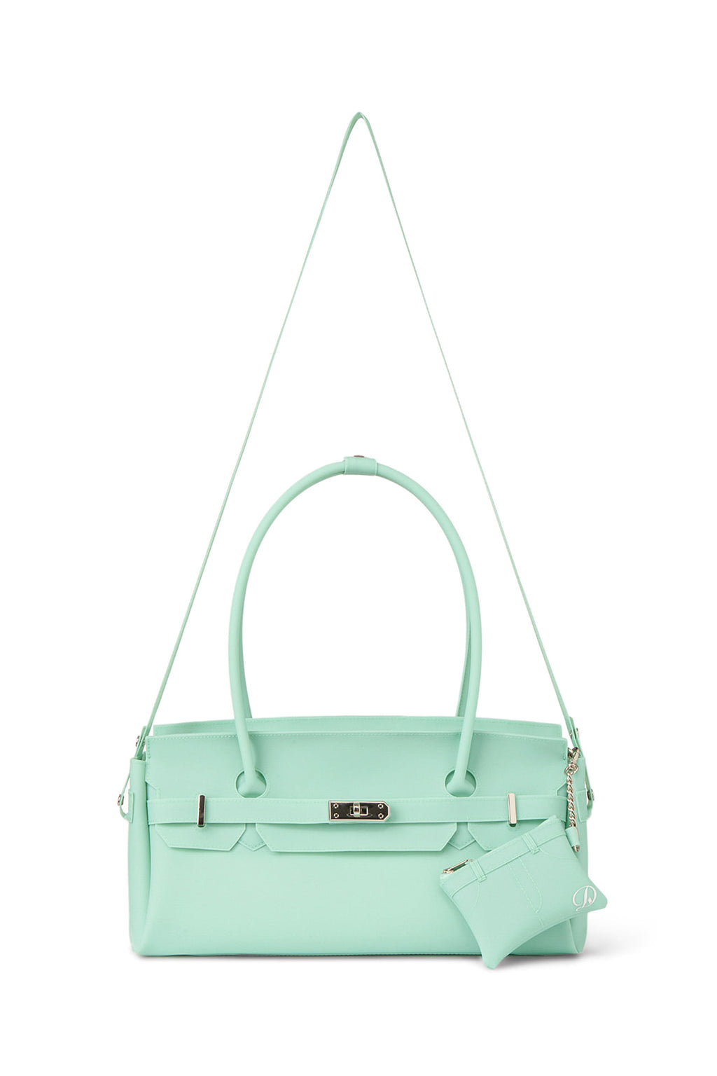 Deinet - [free Card Wallet] Jelly Two-Way Bag (Mint) product image 5 | TRAB K-Fashion Australia