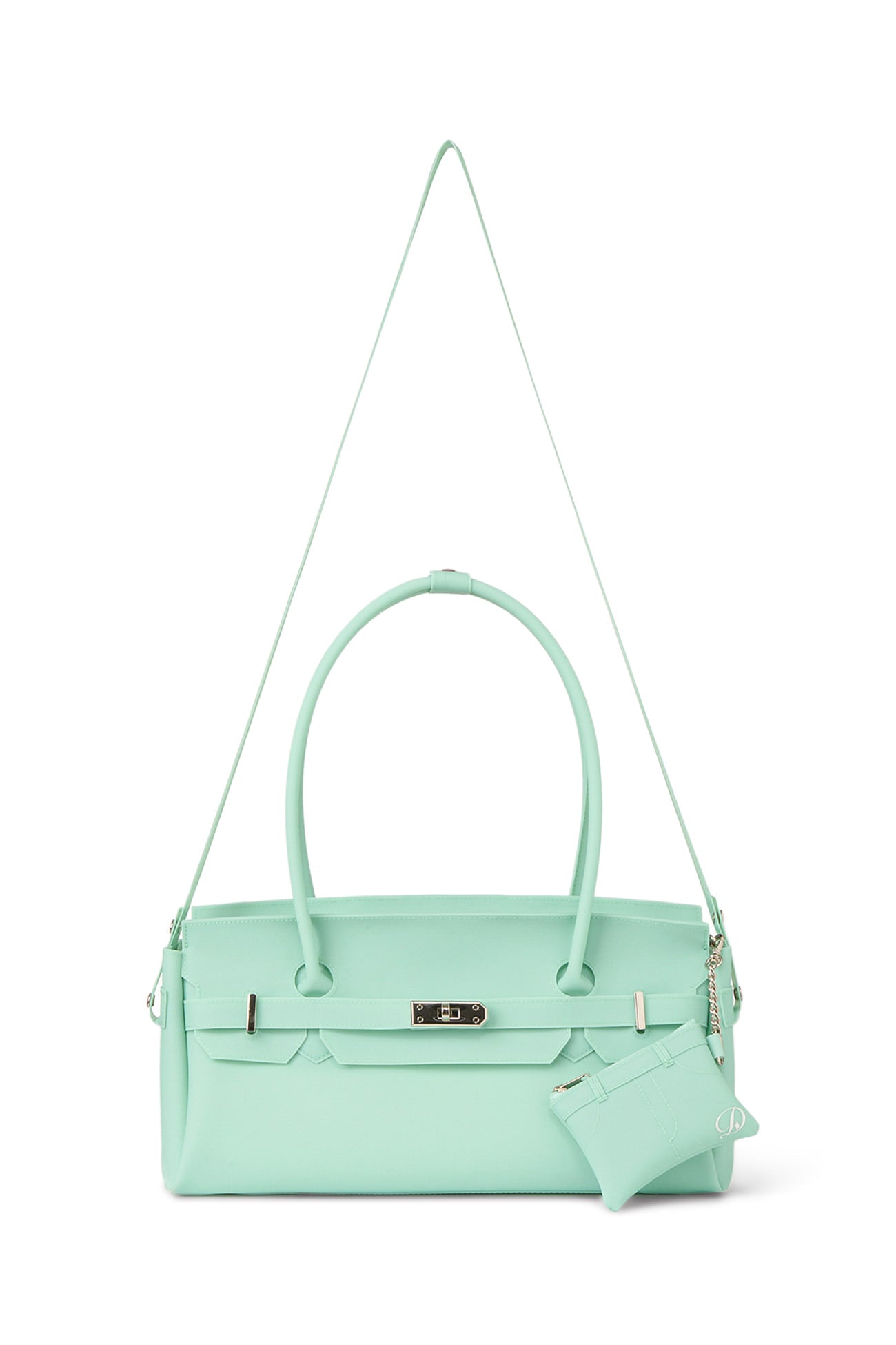 Deinet - [free Card Wallet] Jelly Two-Way Bag (Mint) product image 5 | TRAB K-Fashion Australia
