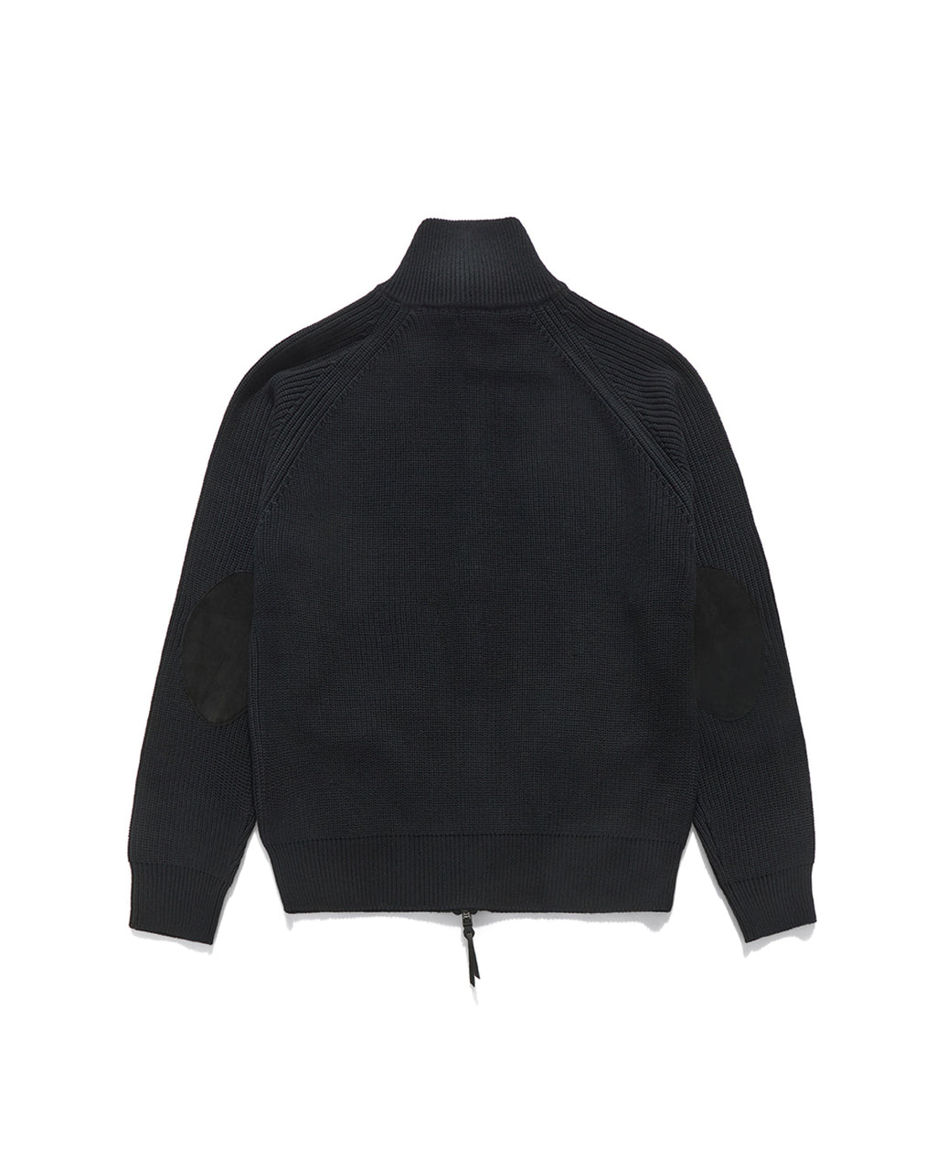 Eastlogue - Leather Patch Drivers Zip-up Knit (Black) product image 6 | TRAB K-Fashion Australia