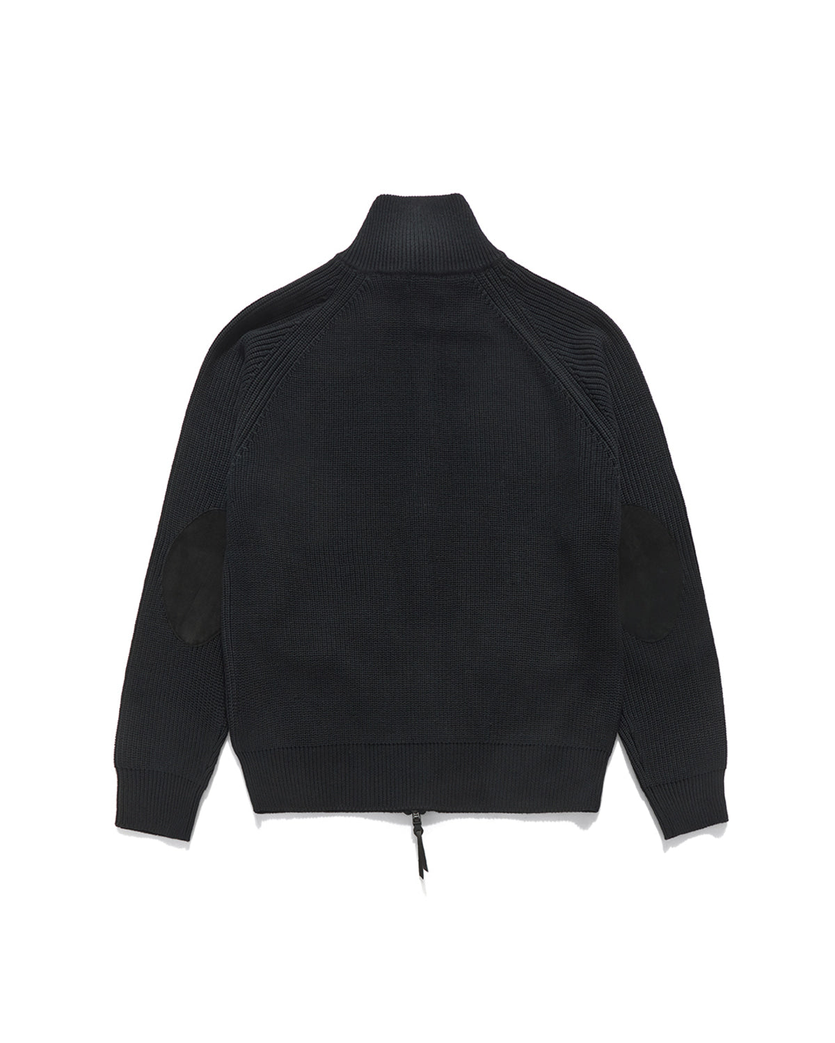 Eastlogue - Leather Patch Drivers Zip-up Knit (Black) product image 6 | TRAB K-Fashion Australia