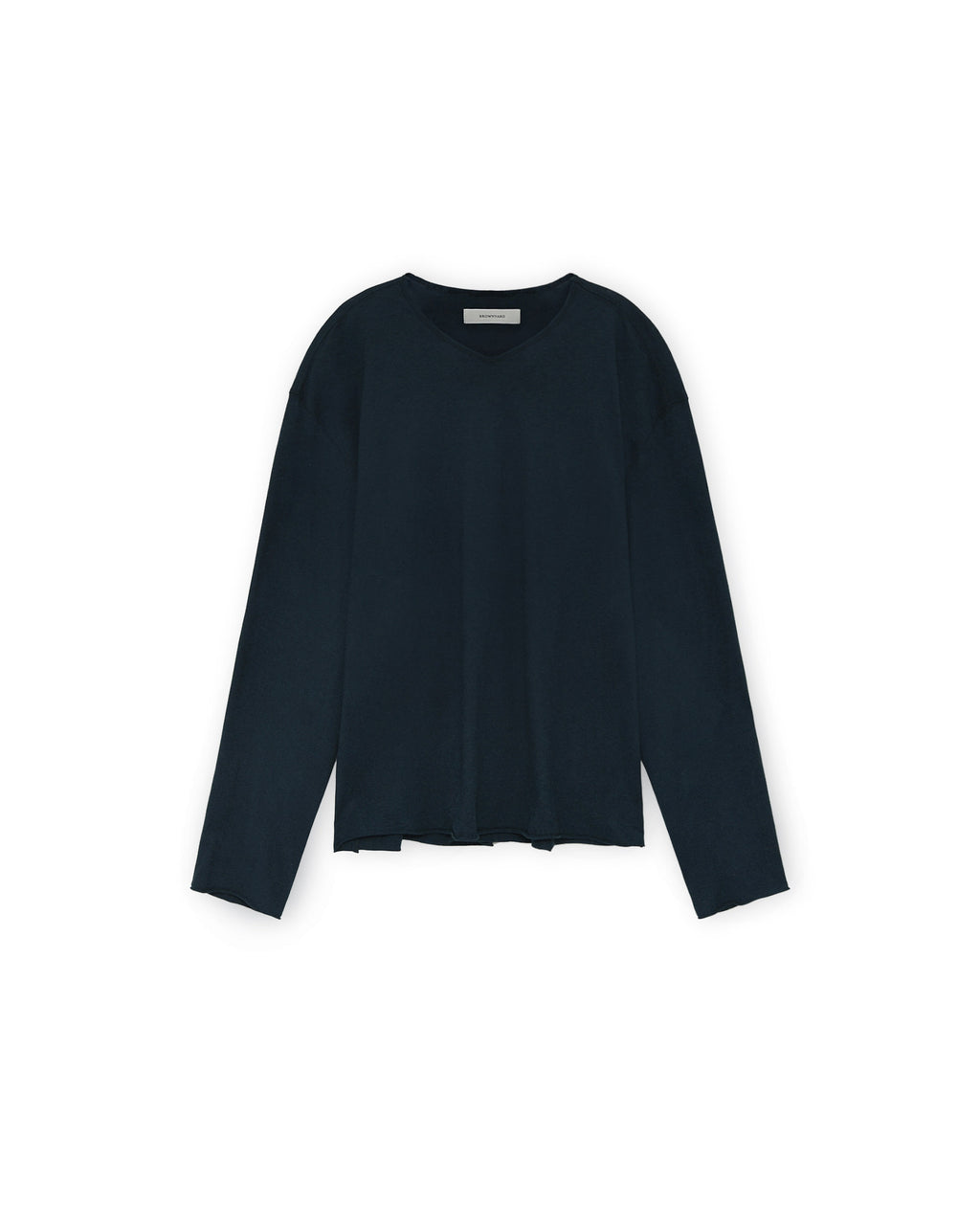 Brownyard - High Gauge V Neck Long Sleeve (Dark Navy) product image 6 | TRAB K-Fashion Australia