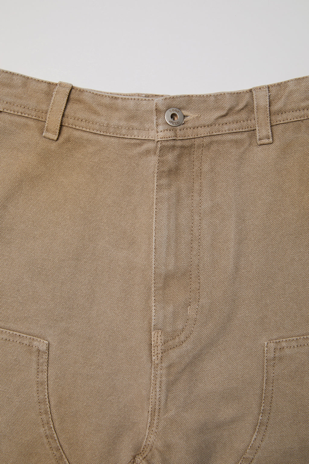 Coor - Over Dyed Bermuda Double Knee Pants (Washed Beige) product image 5 | TRAB K-Fashion Australia