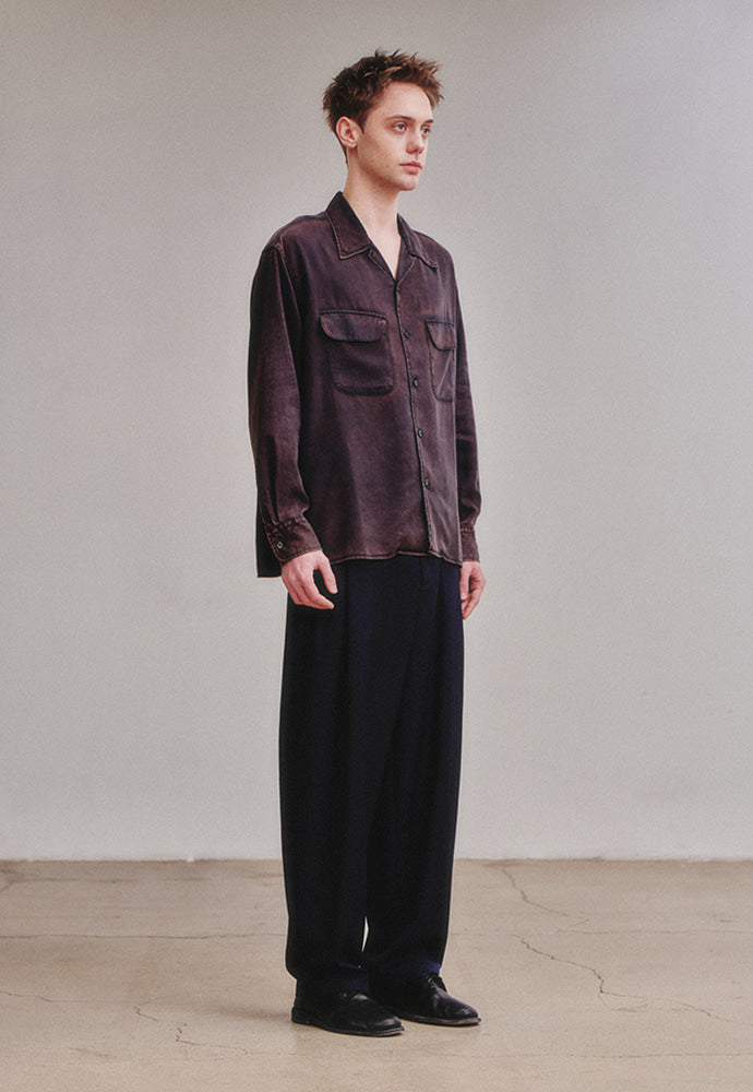 Art if acts - Tencel Two Pocket Shirt (Vintage Navy) product image 4 | TRAB K-Fashion Australia