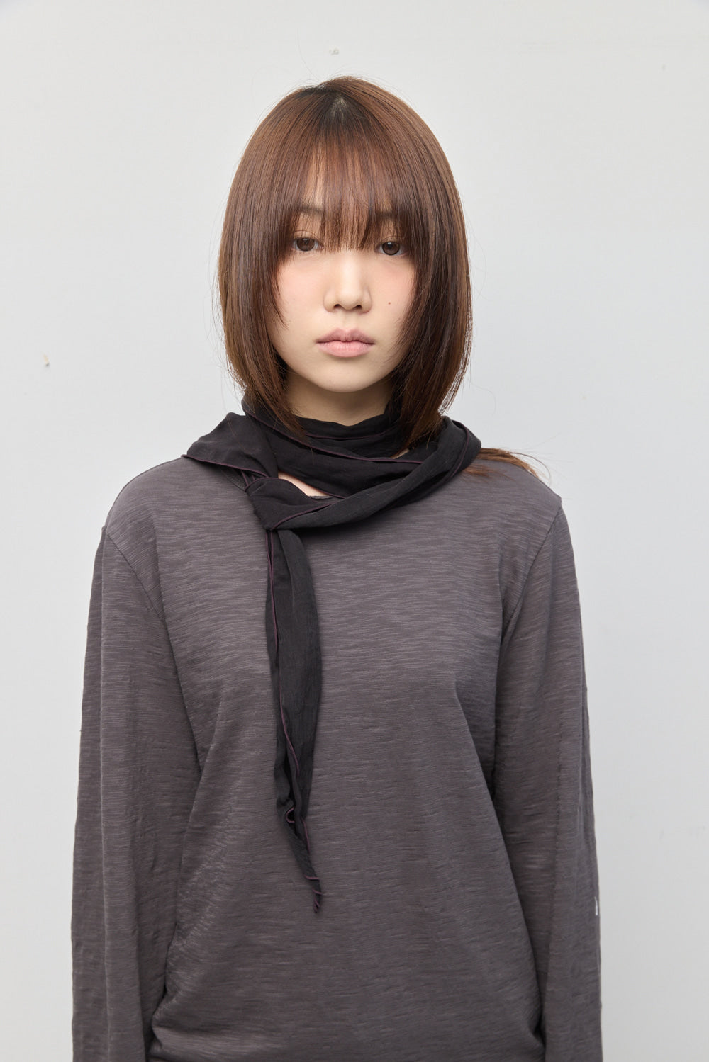 Hatchingroom - Crinkle Scarf (Plum) product image 6 | TRAB K-Fashion Australia