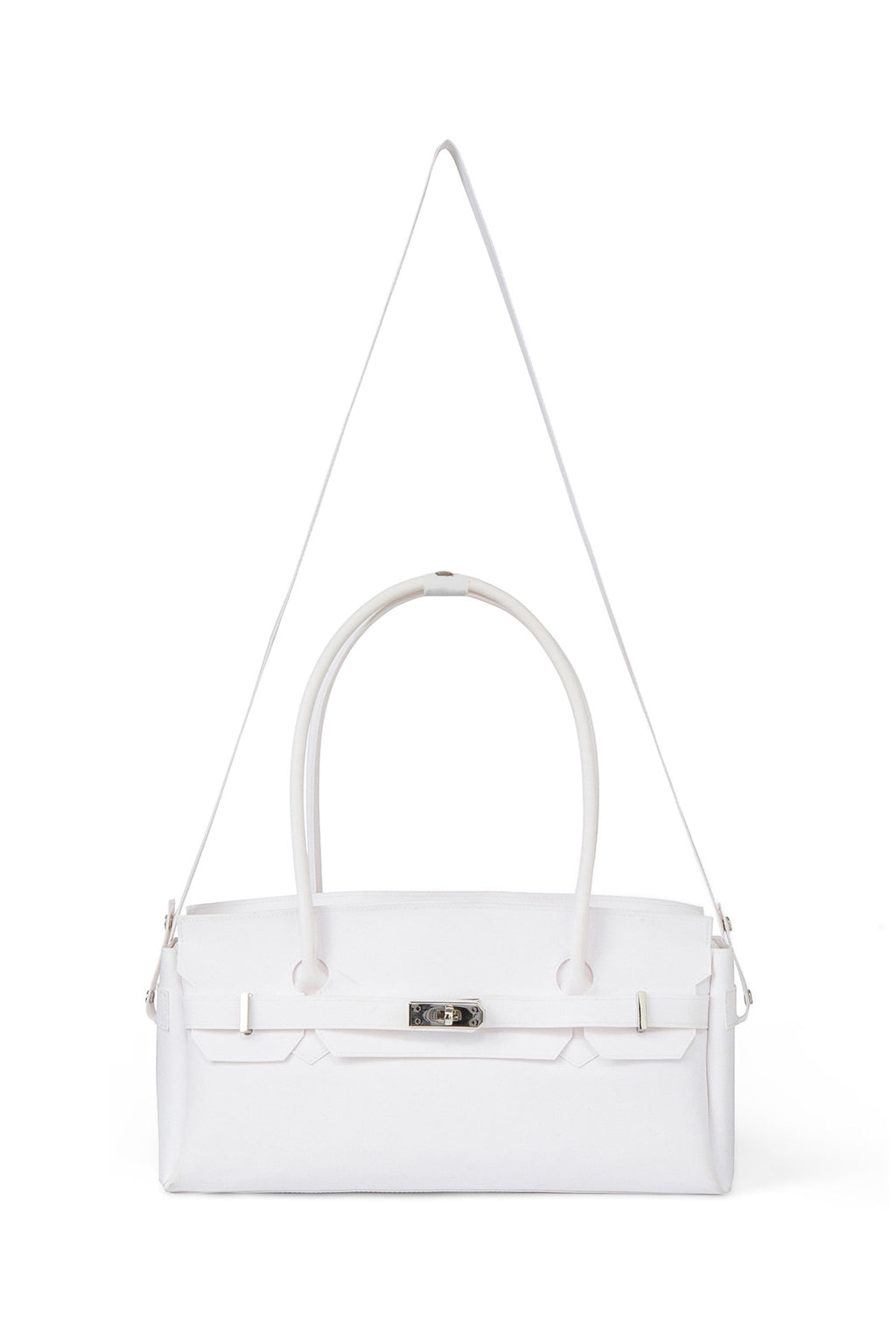 Deinet - [free Card Wallet] Jelly Two-Way Bag (White) product image 4 | TRAB K-Fashion Australia