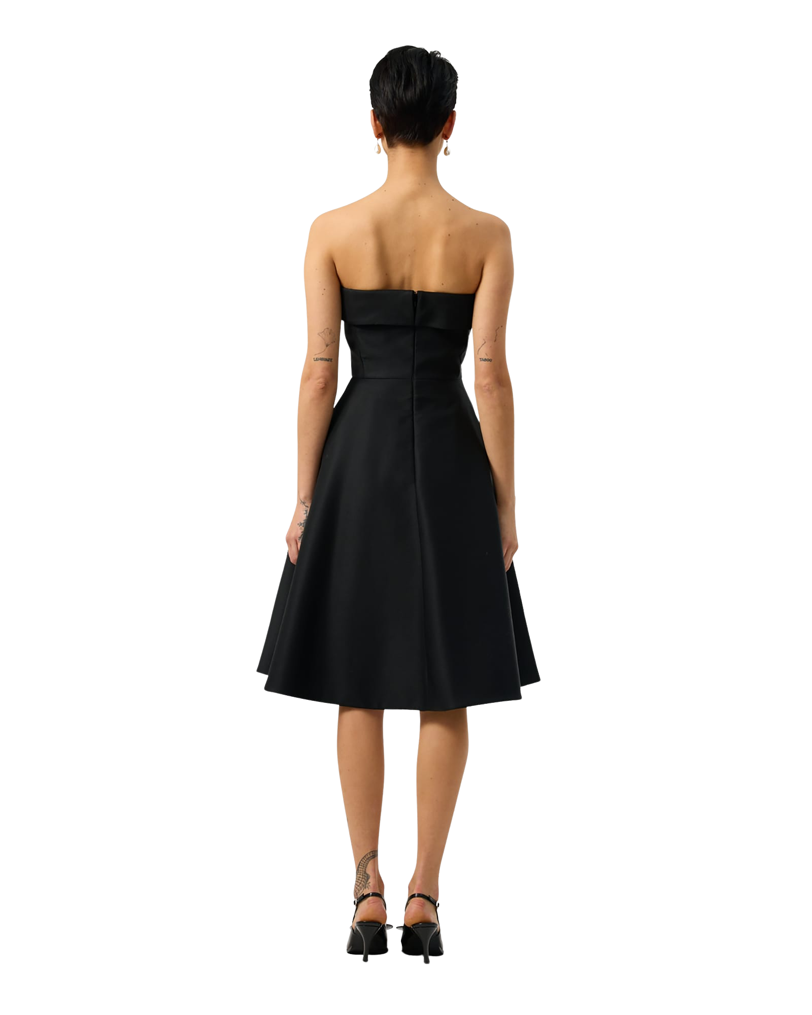 Kimhe Kim - Neo Emma Tube Top Midi Dress (Black) product image 5 | TRAB K-Fashion Australia
