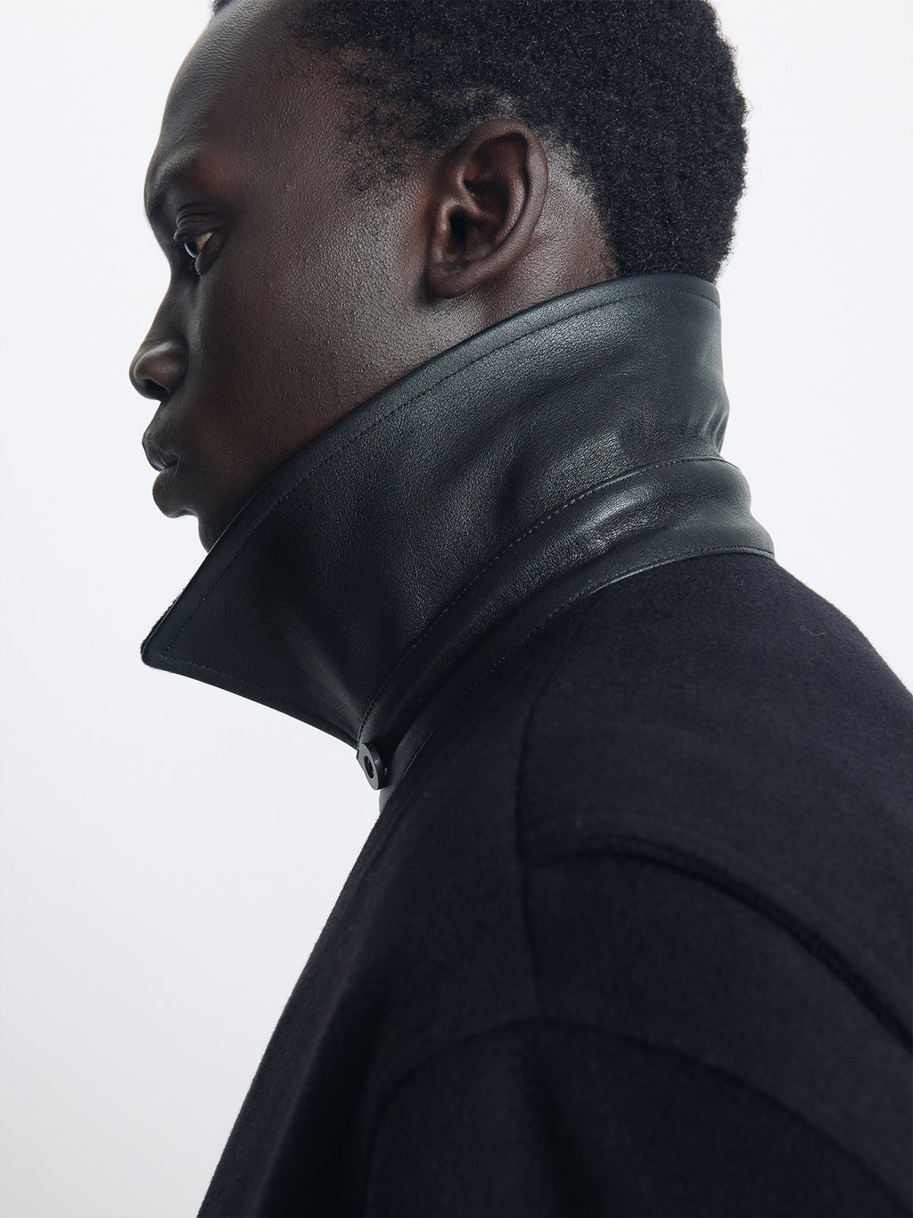 Tonywack - Wool And Silk Blouson Jacket (Black) product image 6 | TRAB K-Fashion Australia