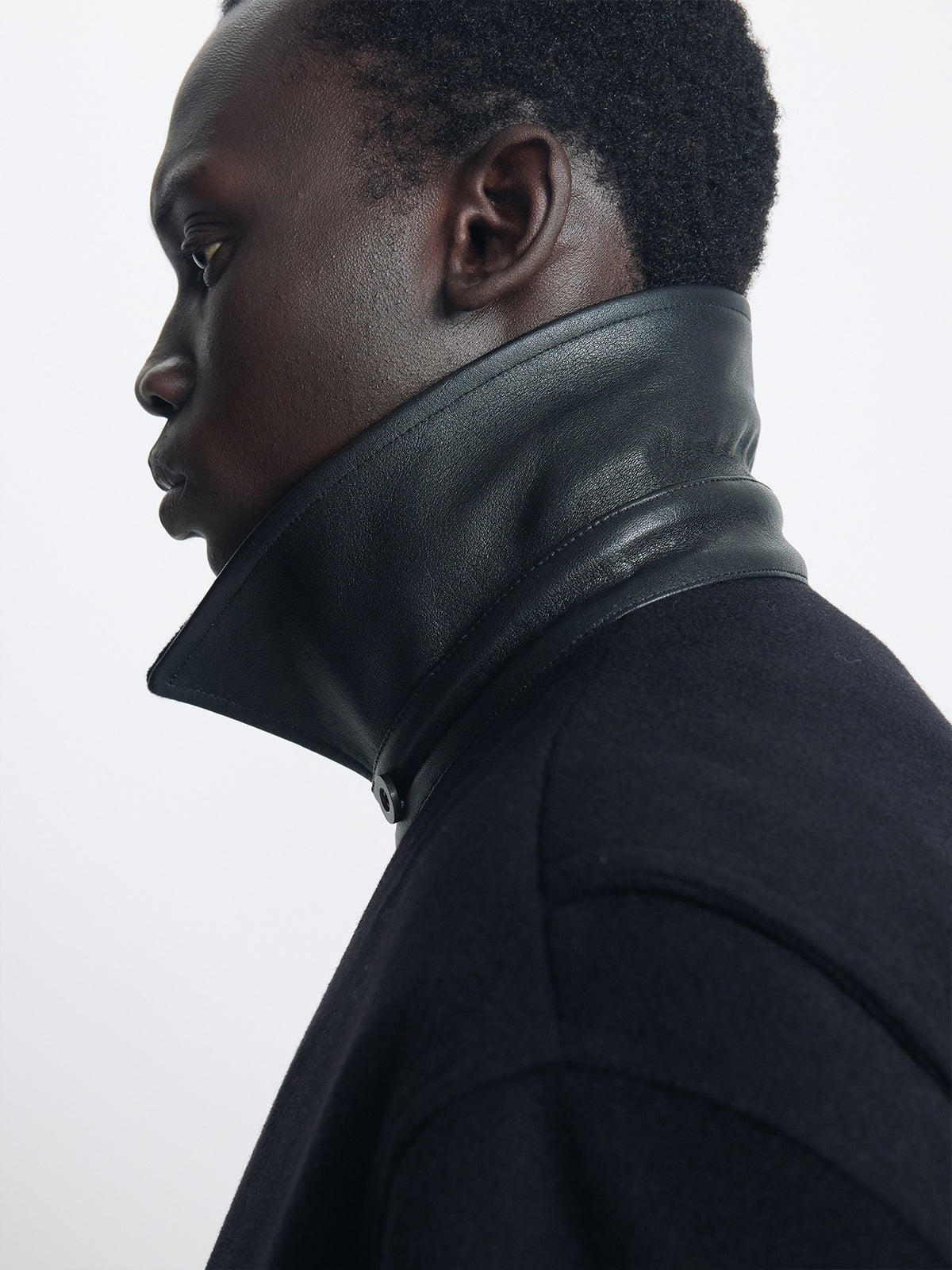 Tonywack - Wool And Silk Blouson Jacket (Black) product image 6 | TRAB K-Fashion Australia