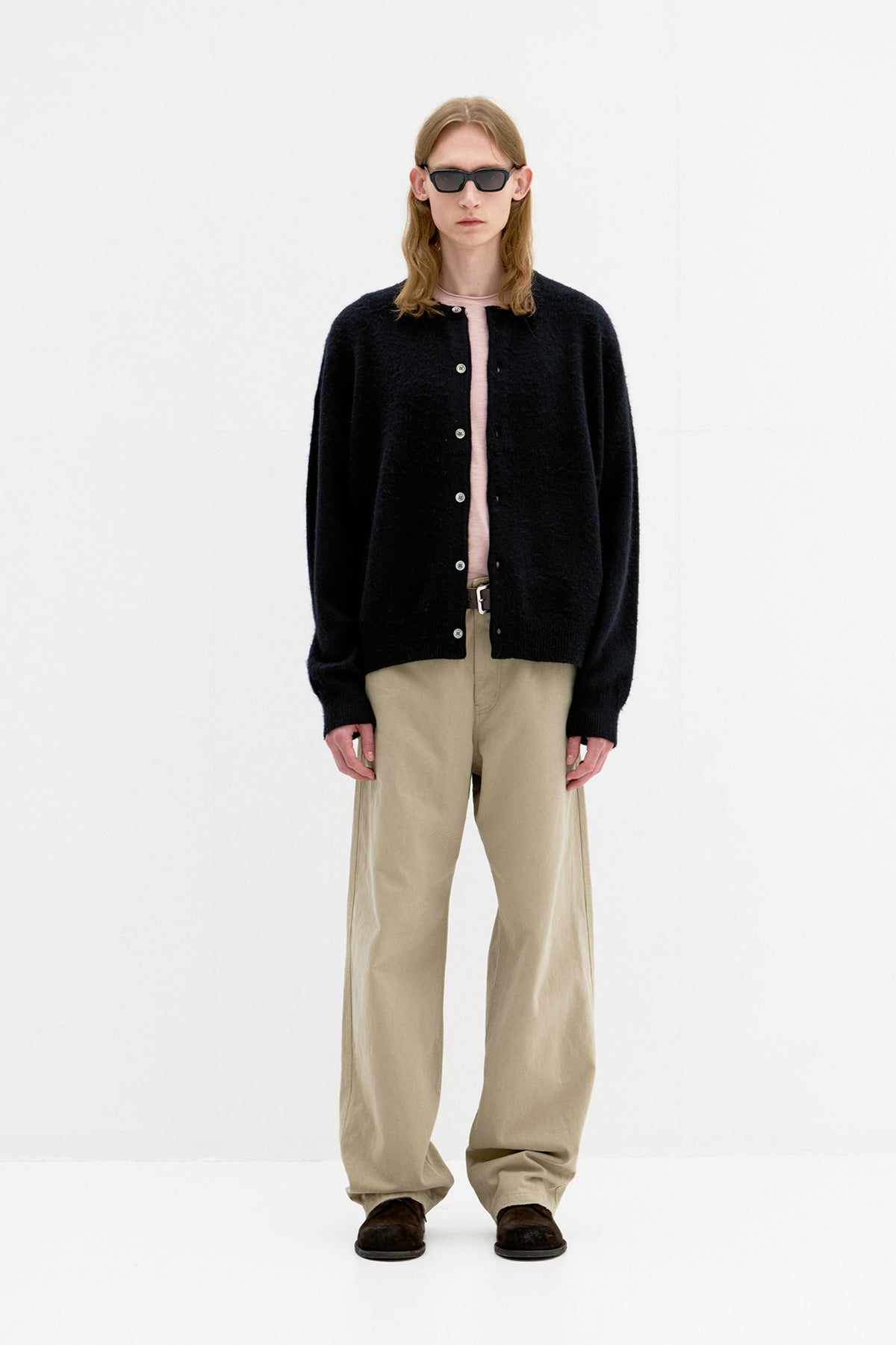 Coor - Raccoon Cropped Round Cardigan (Black) product image 2 | TRAB K-Fashion Australia