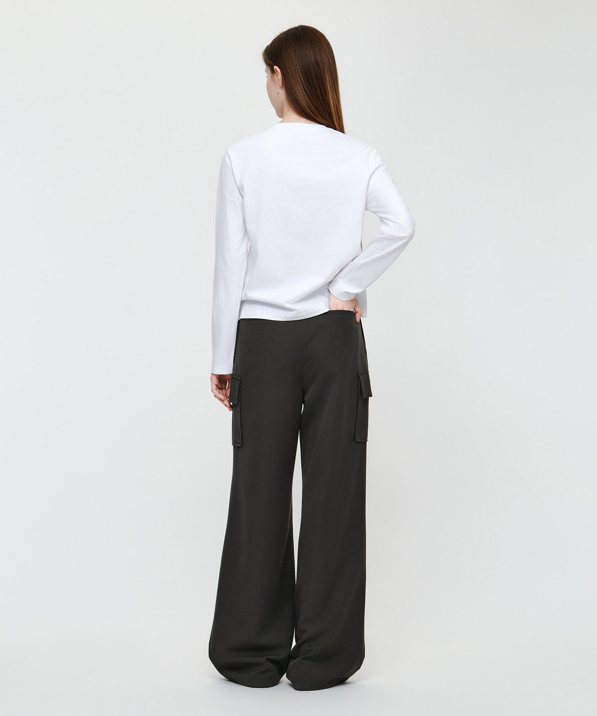 Marithe & Francois Girbaud - Parachute Cargo Pants (Gray Khaki) product image 5 | TRAB K-Fashion Australia