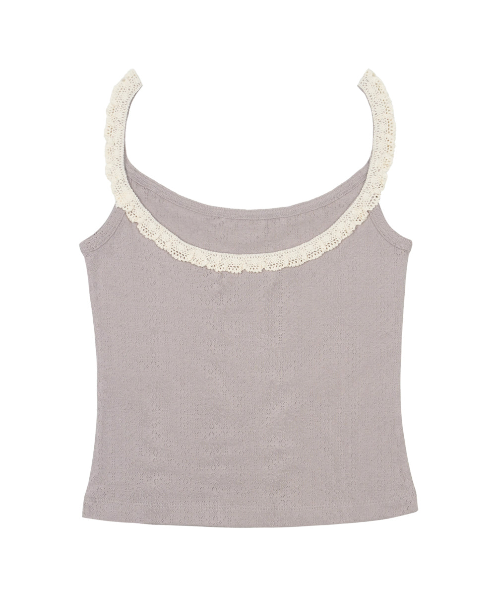 Coyseio - Vintage Puppy Lace Sleeveless (Light Purple) product image 12 | TRAB K-Fashion Australia