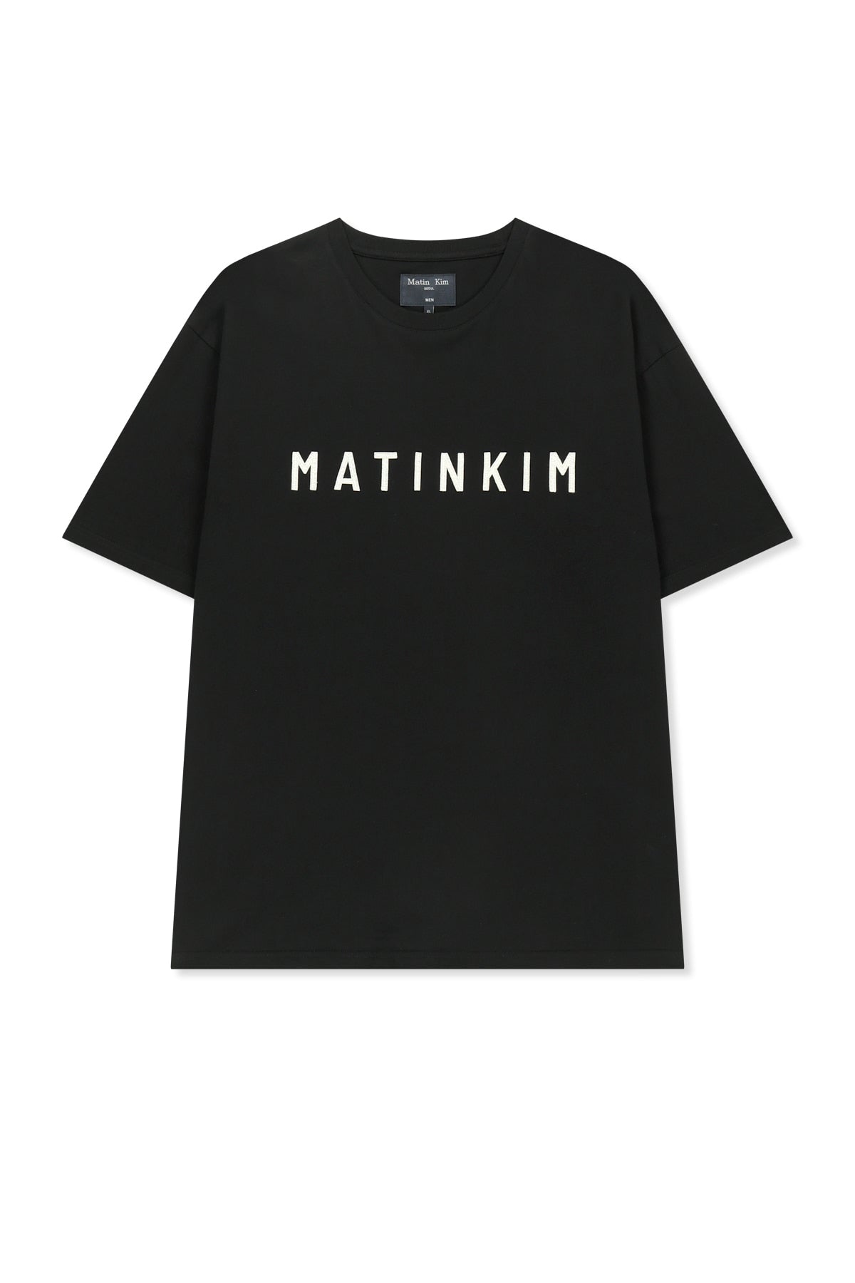 Matin Kim - Applique Felt Logo Top (Black) product image 2 | TRAB K-Fashion Australia