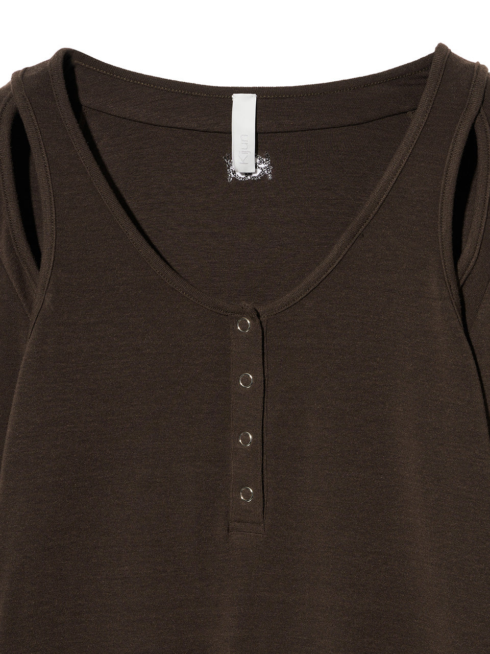 Kijun - Raglan Cut Jersey Dress (Brown) product image 9 | TRAB K-Fashion Australia