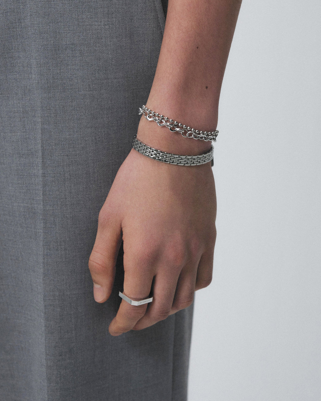 Numbering - Linked Chain Bracelet with Ball Charm #5990 product image 4 | TRAB K-Fashion Australia
