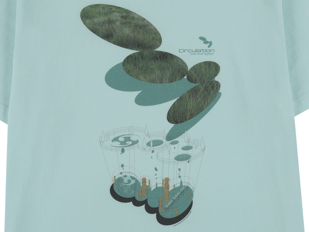 San San Gear - Chan Chan Symbol T-Shirt (Mint) product image 10 | TRAB K-Fashion Australia