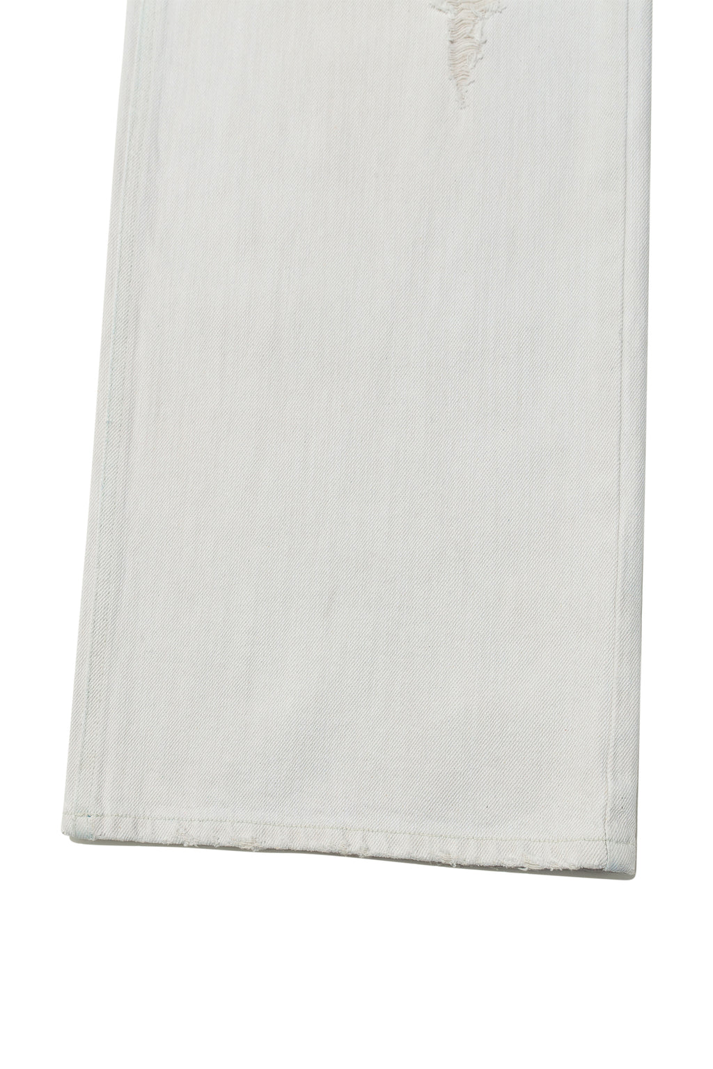 Matin Kim - Damage Point Washed Wide Denim Pants (Light Grey) product image 5 | TRAB K-Fashion Australia