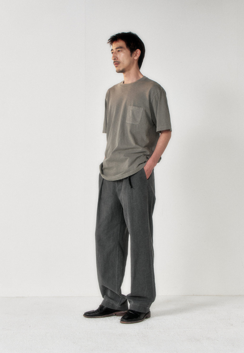 Art if acts - Garment Dyed Slub Pocket T-Shirt (Cliff) product image 3 | TRAB K-Fashion Australia