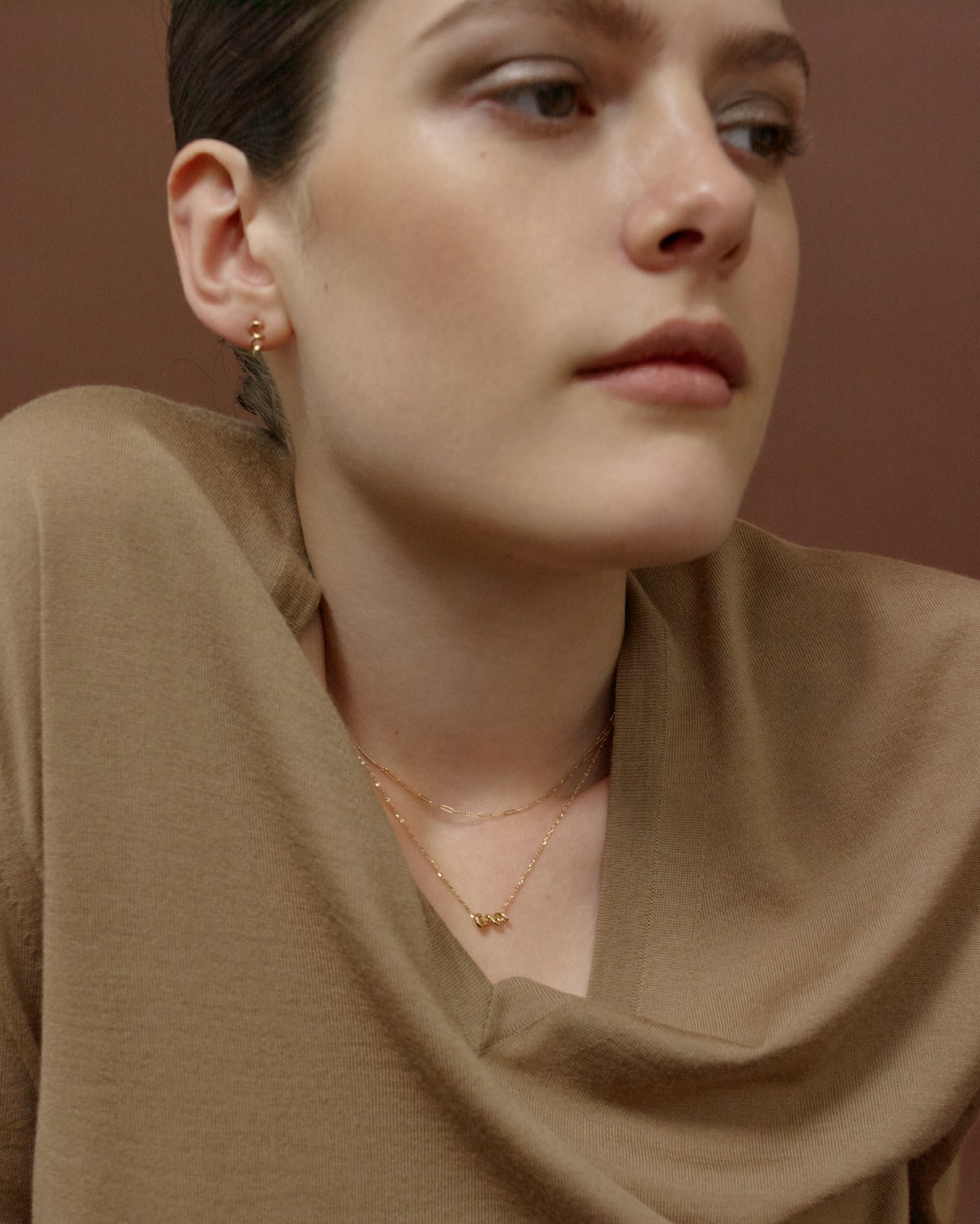 Numbering - Fluid Spiral Pendant Necklace #2708 product image 1 | TRAB K-Fashion Australia
