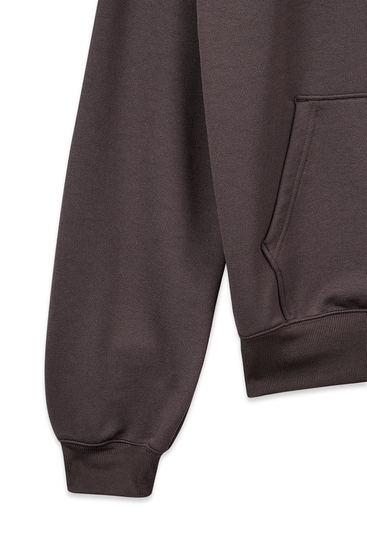 Matin Kim - Back Logo Glitter Hoody Zip Up (Brown) product image 4 | TRAB K-Fashion Australia