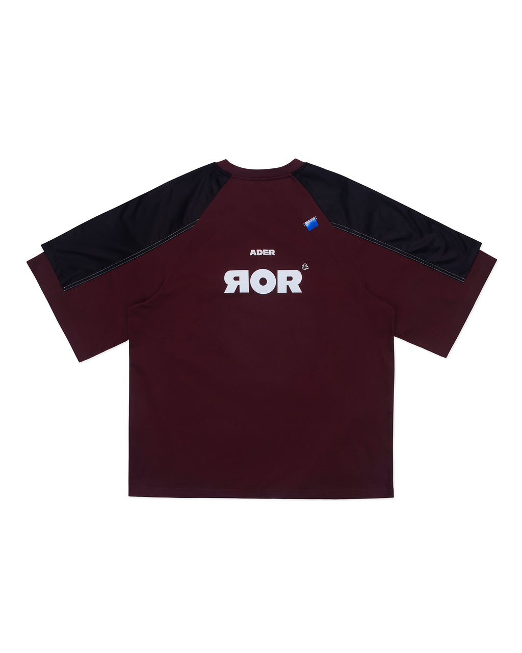 Ader Error - Nolc logo raglan t-shirt (Burgundy) product image 11 | TRAB K-Fashion Australia