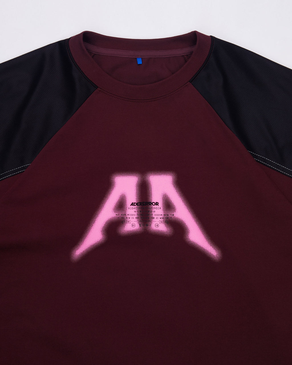 Ader Error - Nolc logo raglan t-shirt (Burgundy) product image 6 | TRAB K-Fashion Australia