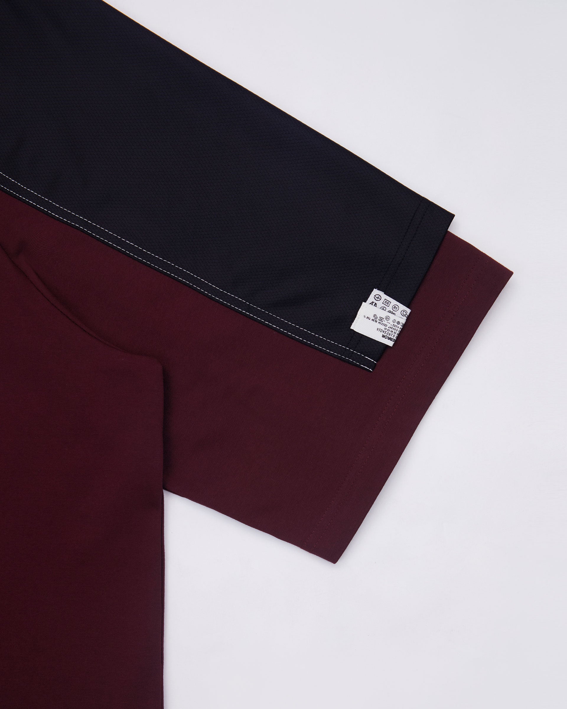 Ader Error - Nolc logo raglan t-shirt (Burgundy) product image 8 | TRAB K-Fashion Australia