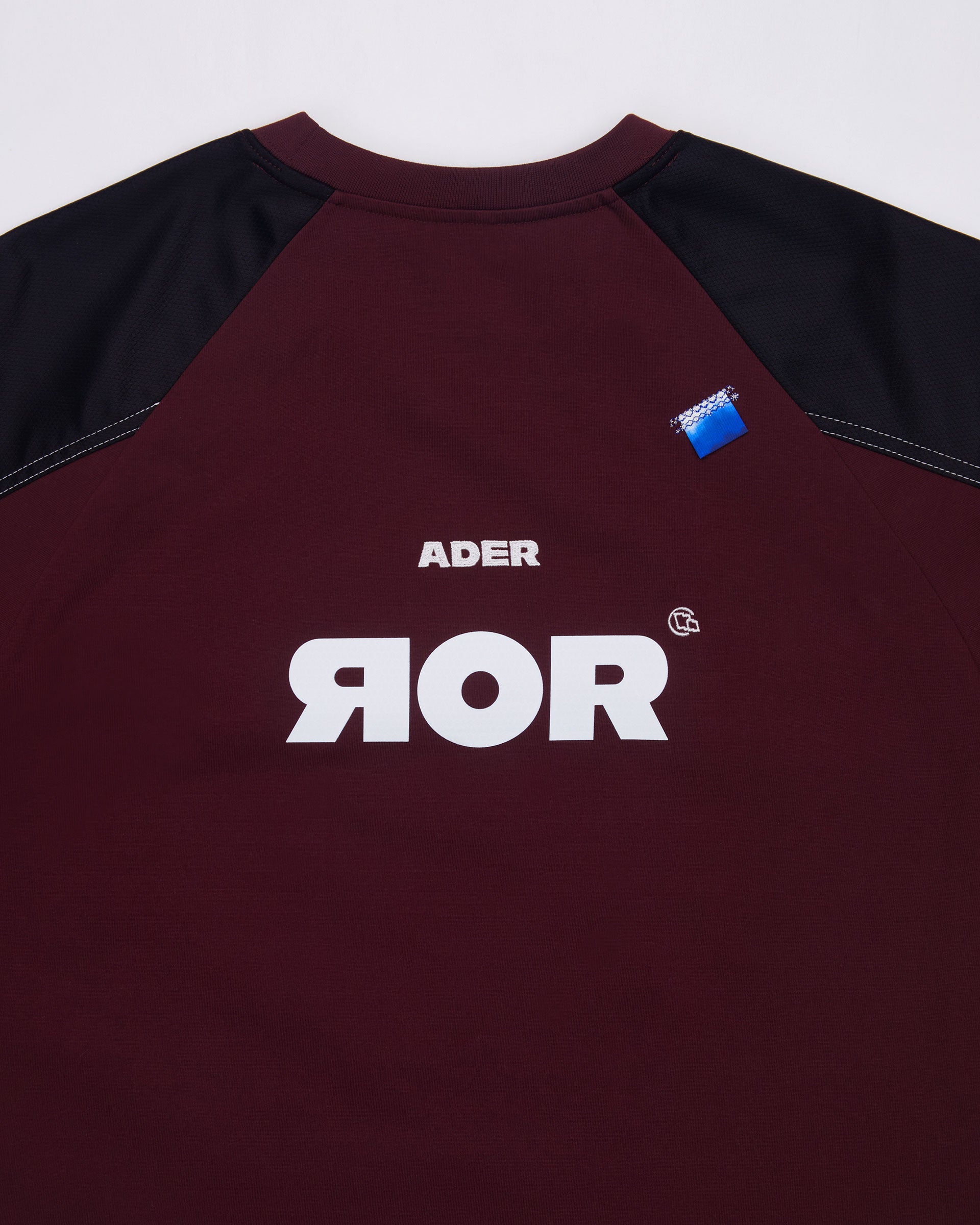 Ader Error - Nolc logo raglan t-shirt (Burgundy) product image 9 | TRAB K-Fashion Australia