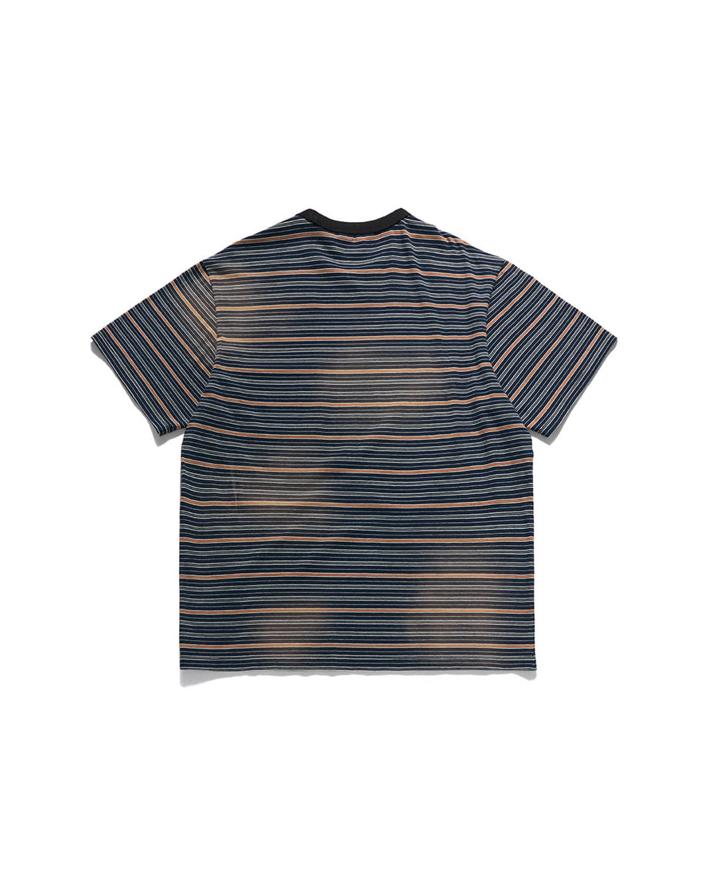Eastlogue - Bleached Stripe T-shirts (Navy & Brown Stripe) product image 8 | TRAB K-Fashion Australia