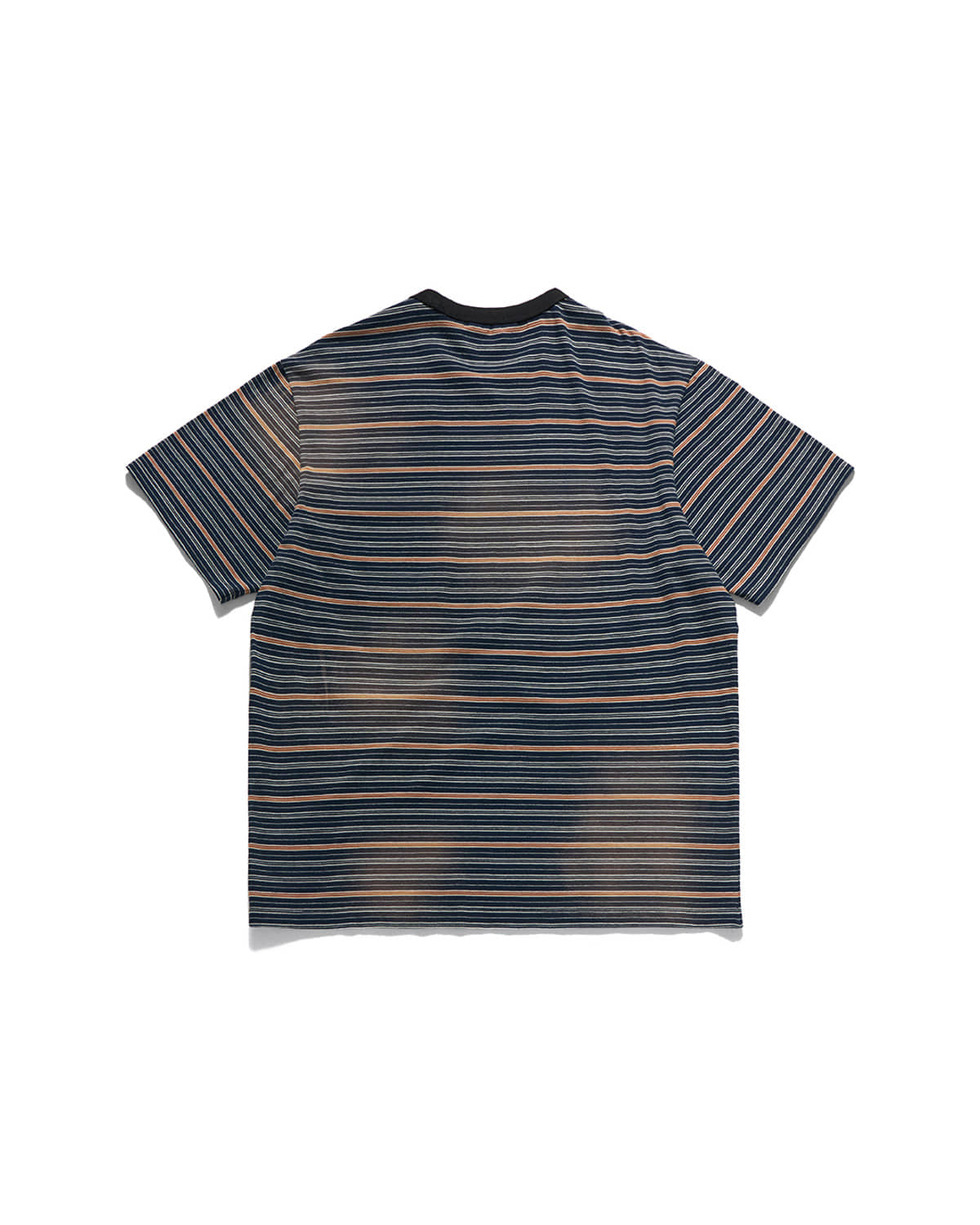 Eastlogue - Bleached Stripe T-shirts (Navy & Brown Stripe) product image 8 | TRAB K-Fashion Australia