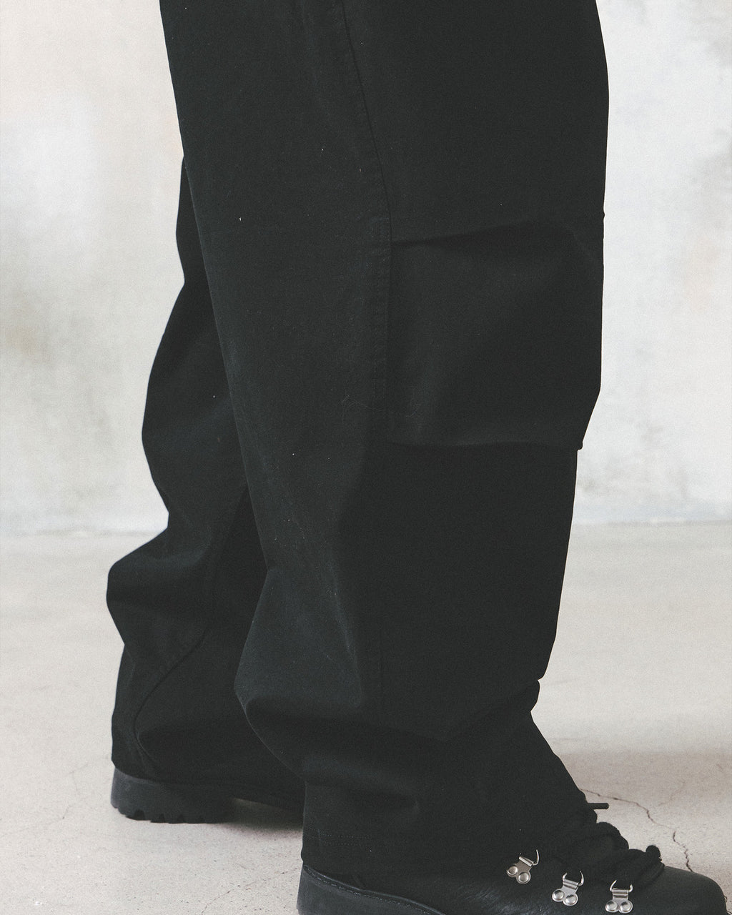 Eastlogue - Parachute Shell Easy Pants (Black Moleskin) product image 3 | TRAB K-Fashion Australia